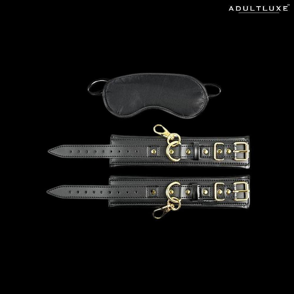 Sportsheets Special Edition Cuffs & Blindfold Set - AdultLuxe
