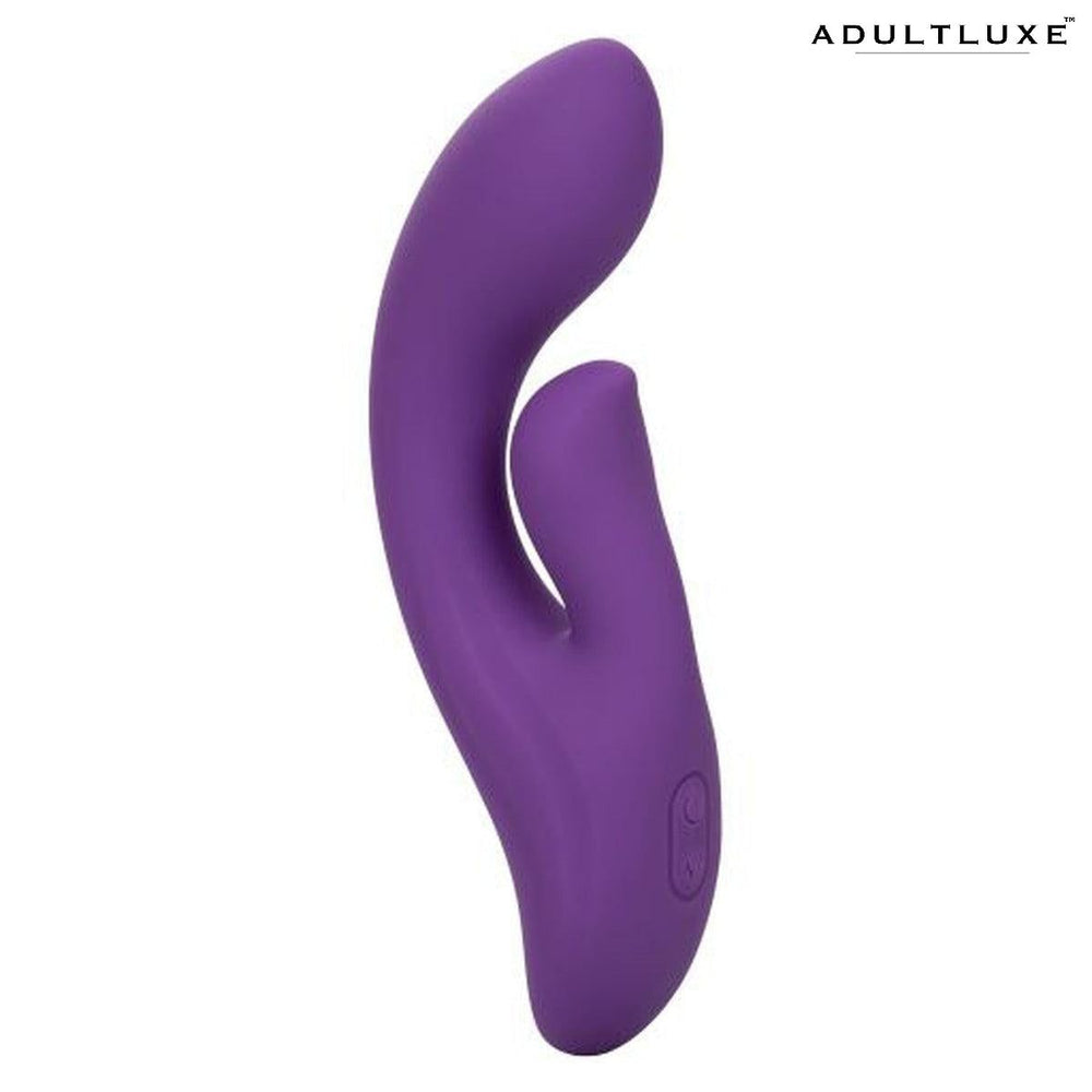 Stella Liquid Silicone Dual Pleaser Rabbit Vibrator - AdultLuxe