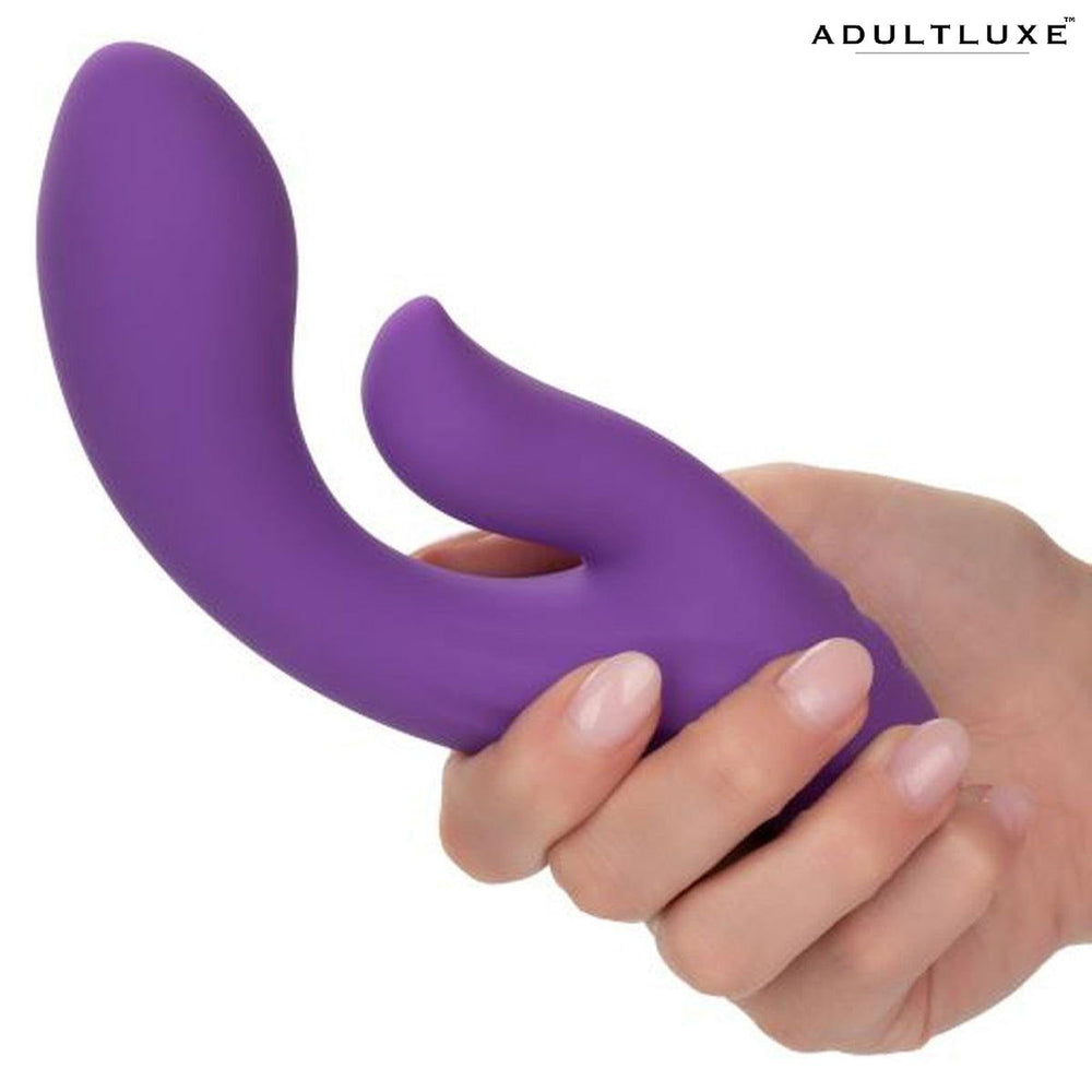 Stella Liquid Silicone Dual Pleaser Rabbit Vibrator - AdultLuxe