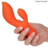 Stella Liquid Silicone Dual Teaser Rabbit Vibrator - AdultLuxe