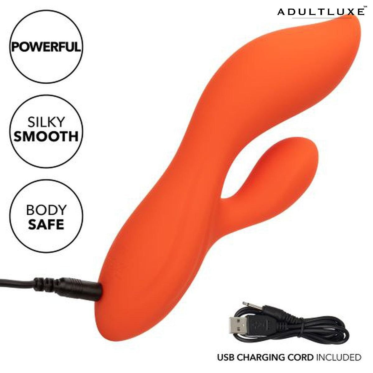 Stella Liquid Silicone Dual Teaser Rabbit Vibrator - AdultLuxe