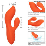 Stella Liquid Silicone Dual Teaser Rabbit Vibrator - AdultLuxe