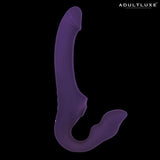 Strapless Dildo with Air Suction and Remote - AdultLuxe