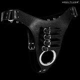 Strict Black Harness for Penis Owners - AdultLuxe