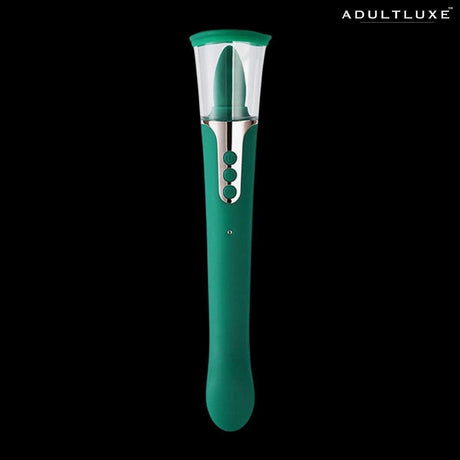 Succion Clitoral Sucking G Spot Vibrator & Clit Licking Tongue - AdultLuxe