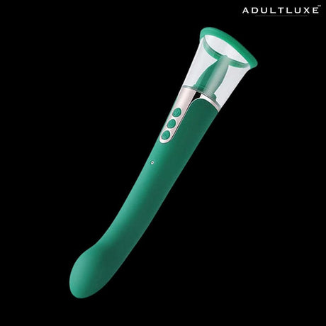 Succion Clitoral Sucking G Spot Vibrator & Clit Licking Tongue - AdultLuxe