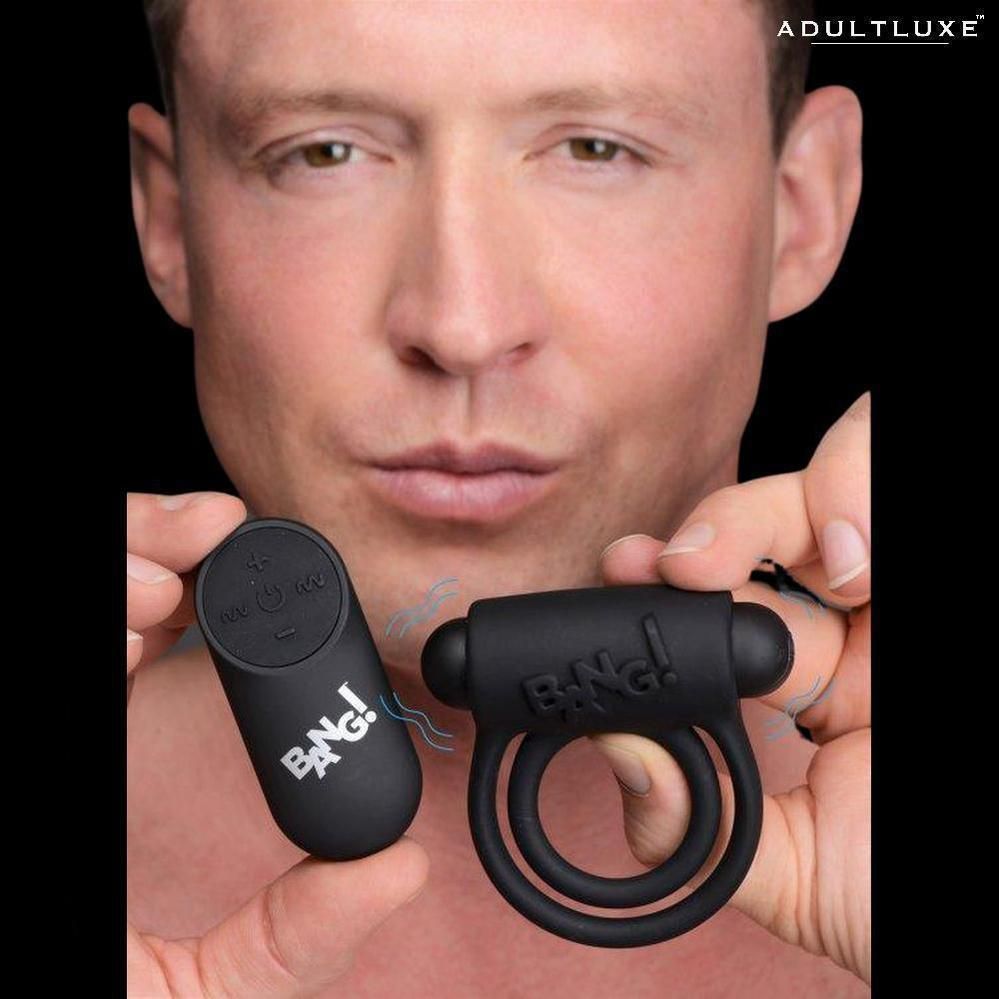 Super Silicone Cock Ring with Remote - AdultLuxe