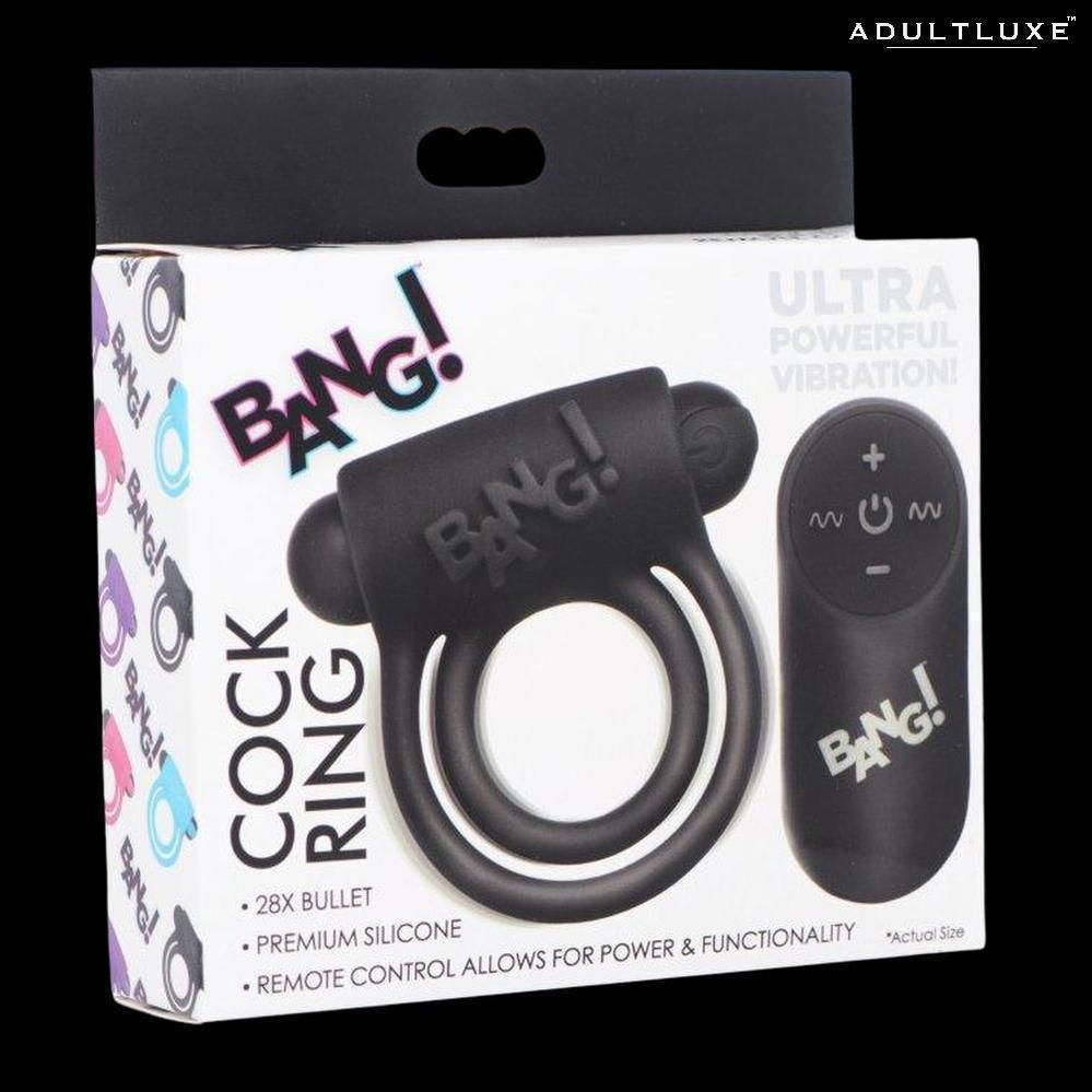 Super Silicone Cock Ring with Remote - AdultLuxe