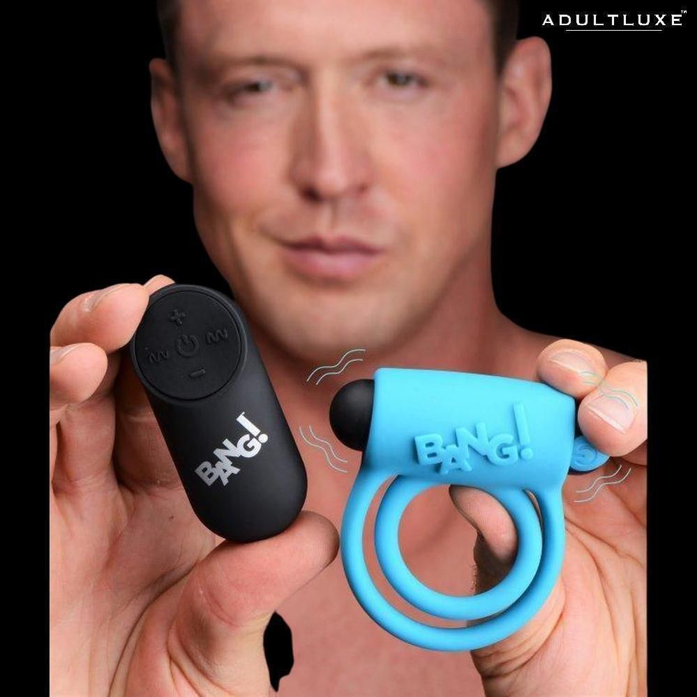 Super Silicone Cock Ring with Remote - AdultLuxe