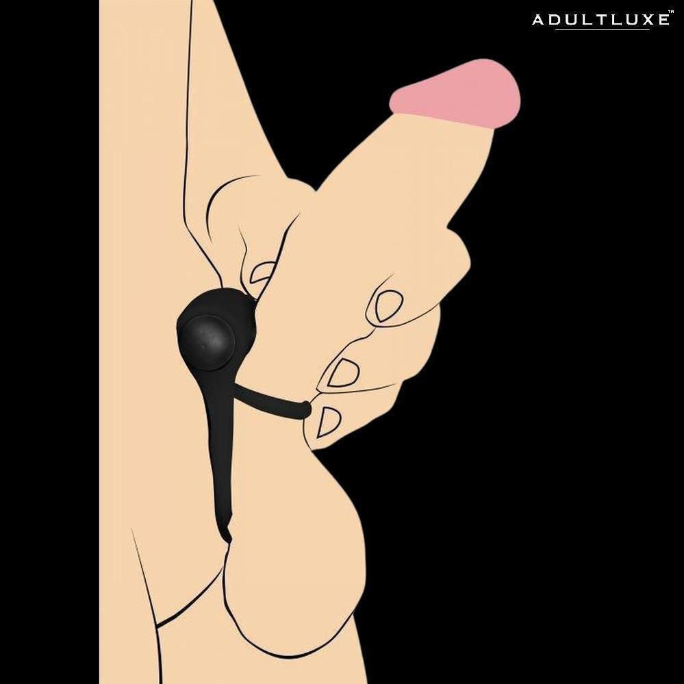 Super Silicone Cock Ring with Remote - AdultLuxe