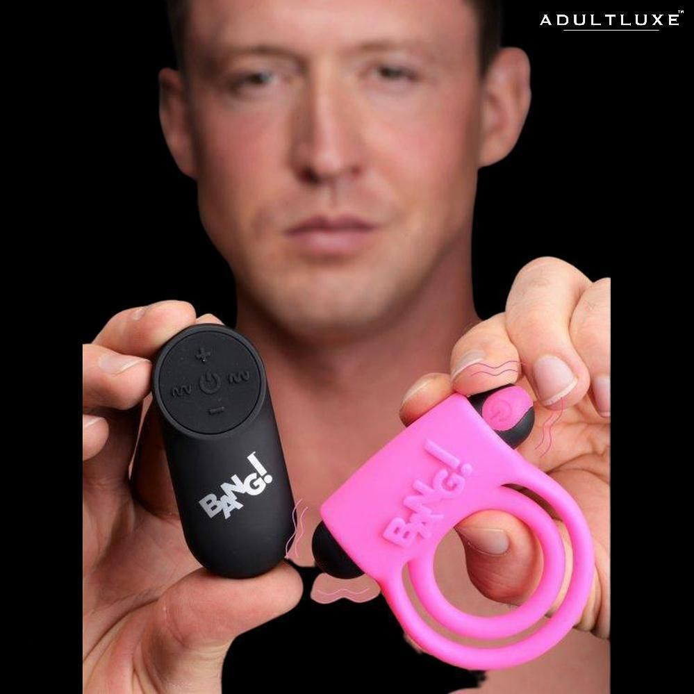 Super Silicone Cock Ring with Remote - AdultLuxe