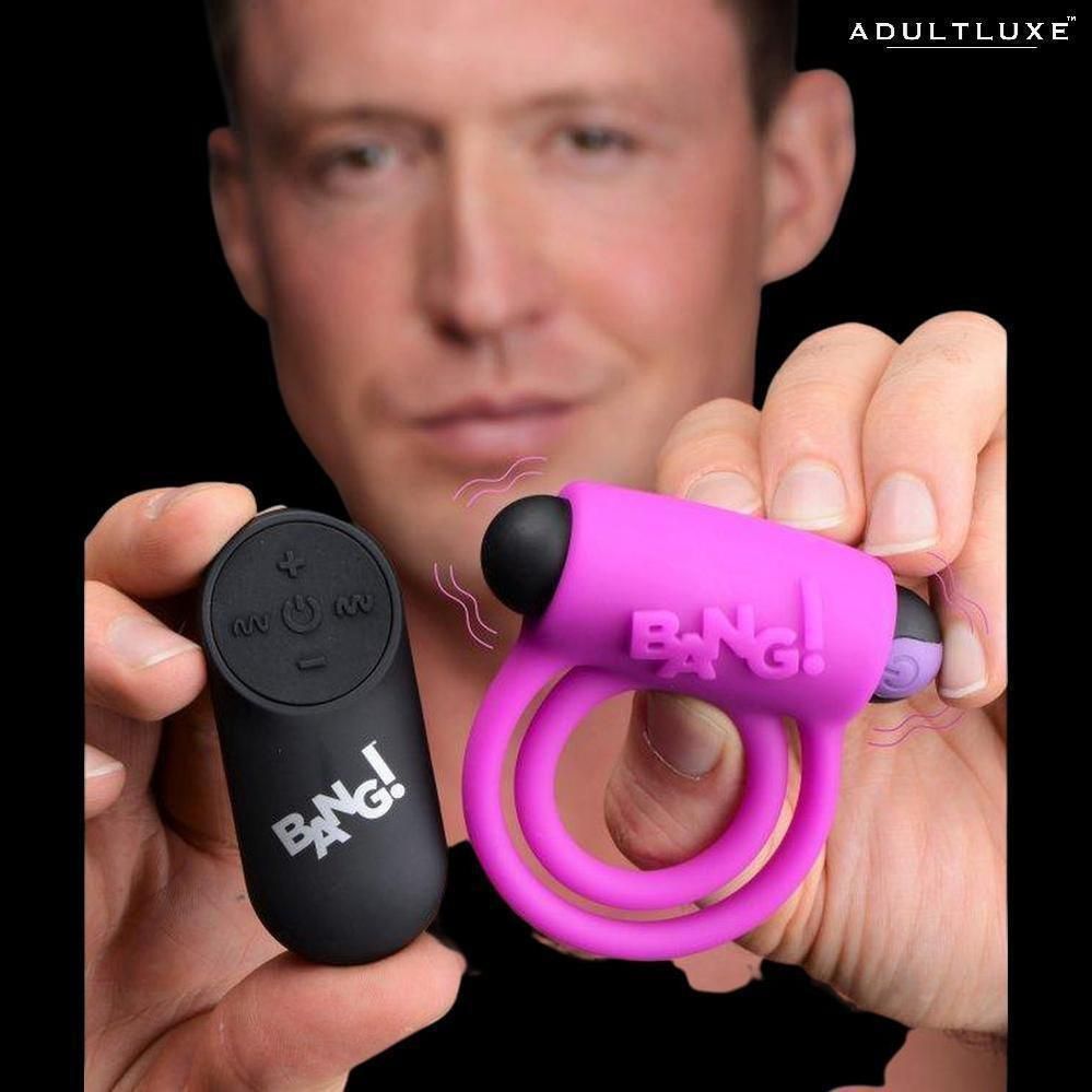 Super Silicone Cock Ring with Remote - AdultLuxe