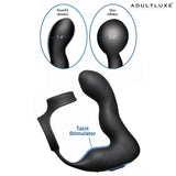 Swell 10x Inflatable Vibrating Prostate Plug With Cock & Ball Ring - AdultLuxe