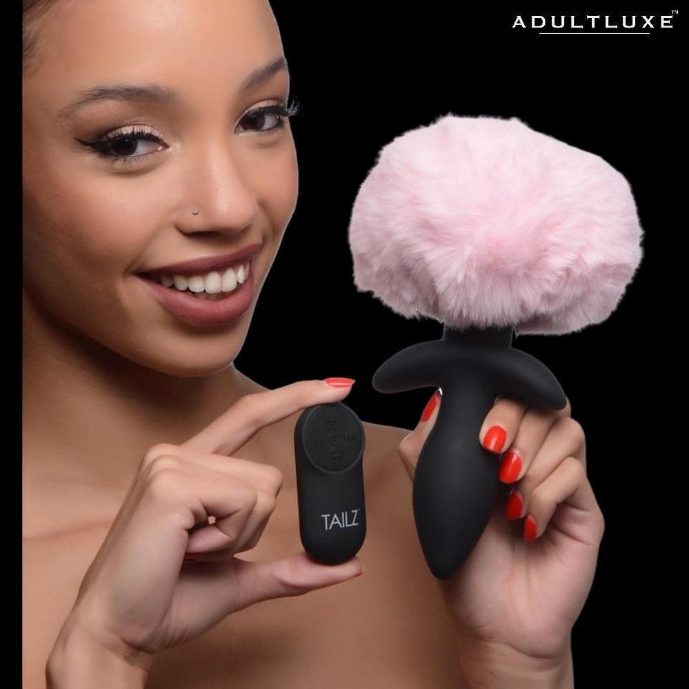 Tailz Waggerz Moving and Vibrating Bunny Tail Plug - AdultLuxe