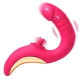 Tease And Please Thrusting And Licking Vibrator - AdultLuxe