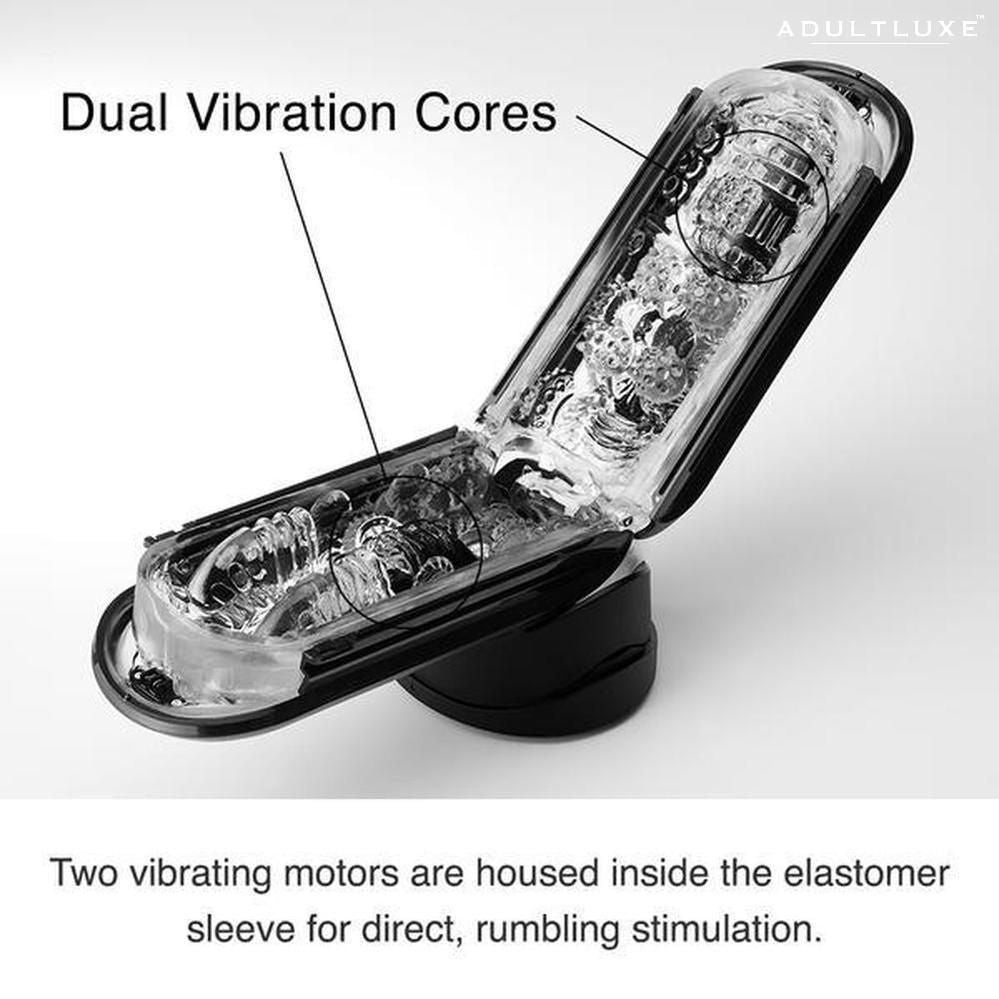 Tenga Flip Zero Black Vibrating Masturbator - AdultLuxe