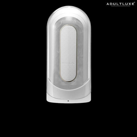 Tenga Flip Zero White Vibrating Masturbator - AdultLuxe
