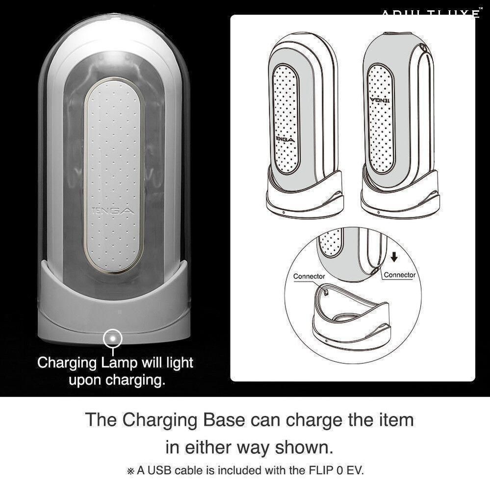 Tenga Flip Zero White Vibrating Masturbator - AdultLuxe