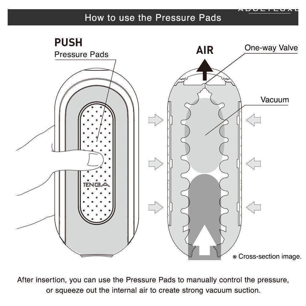 Tenga Flip Zero White Vibrating Masturbator - AdultLuxe