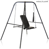 Throne Adjustable Sex Swing With Stand - AdultLuxe