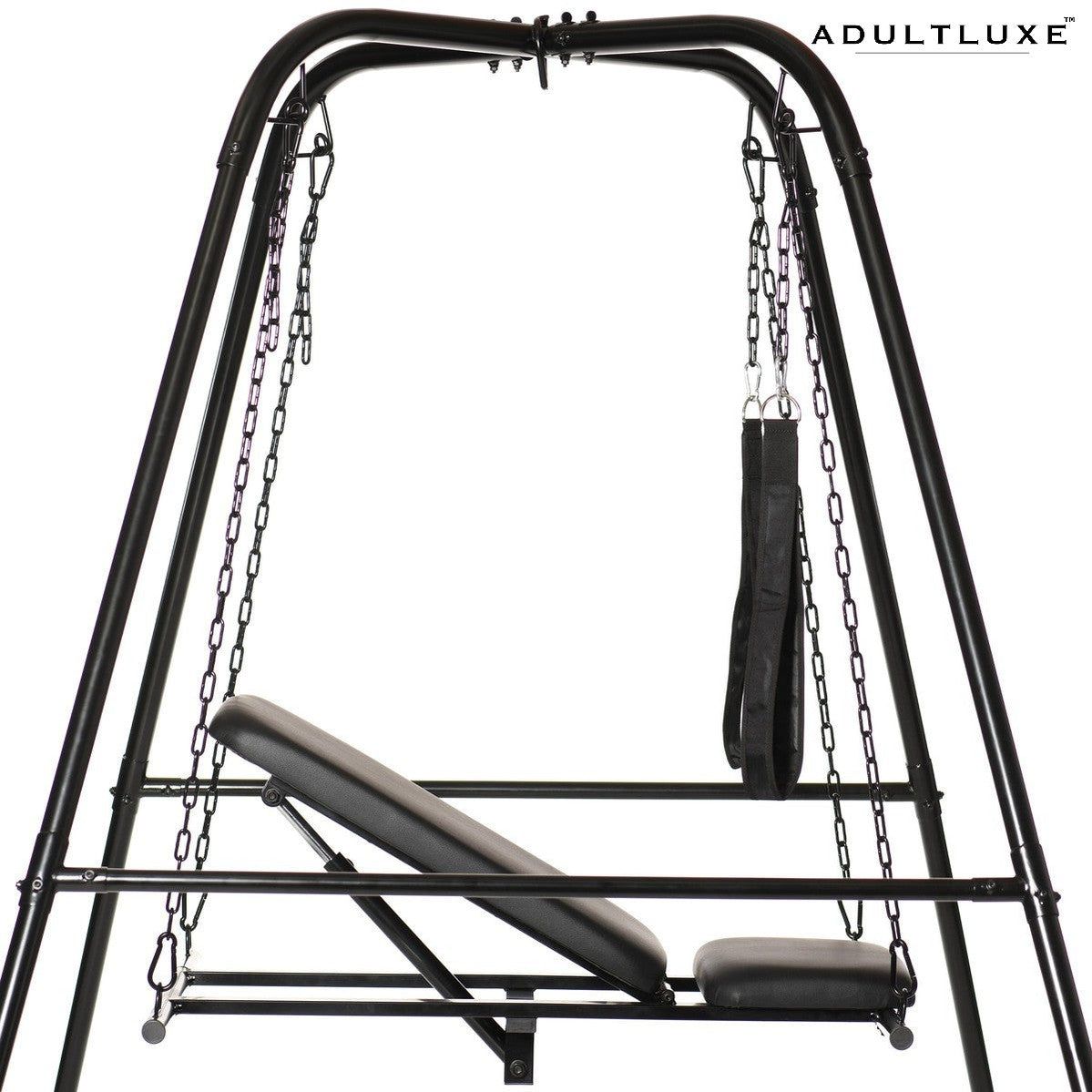 Throne Adjustable Sex Swing With Stand - AdultLuxe