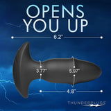 Thunderplugs 10x Sliding Ring Silicone Missile Plug - AdultLuxe