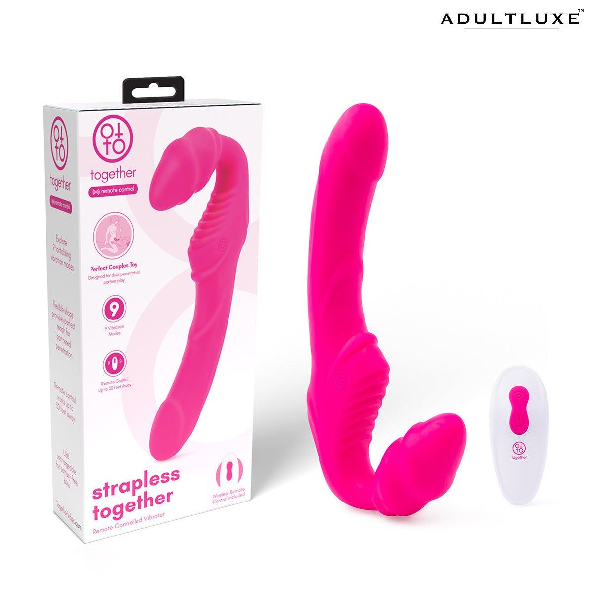 Together Strapless Vibe-The Perfect Couples Toy - AdultLuxe