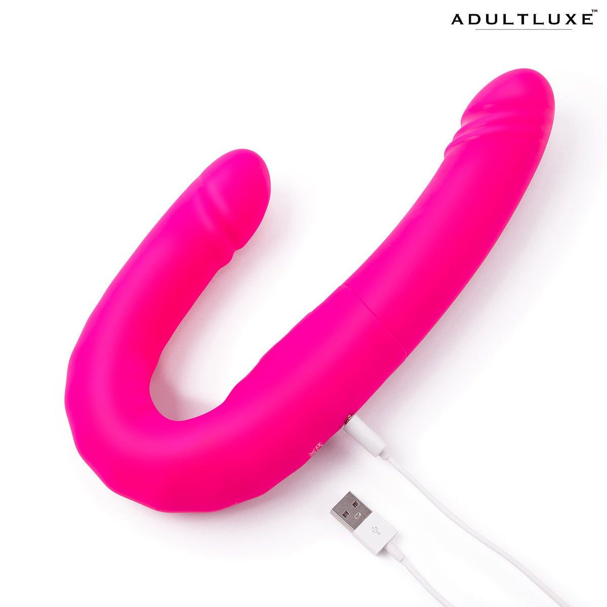 Together Vibe Duo 17.5 Inches Thrusting and Vibrating Dual Dildo - AdultLuxe