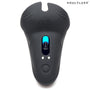 Trinity 10x Vibrating Silicone Cock Ring With Taint Stim - AdultLuxe