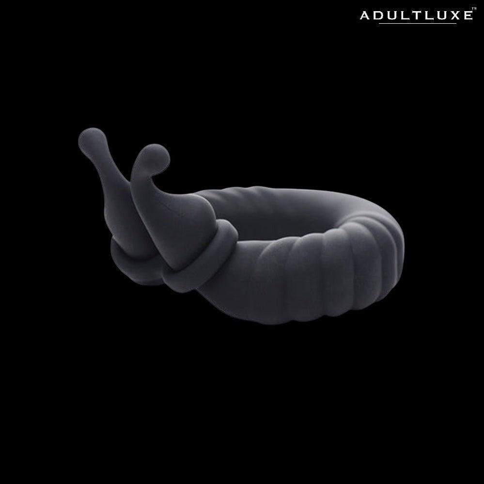 Trinity Cobra Dual Stimulation Silicone Cock Ring - AdultLuxe