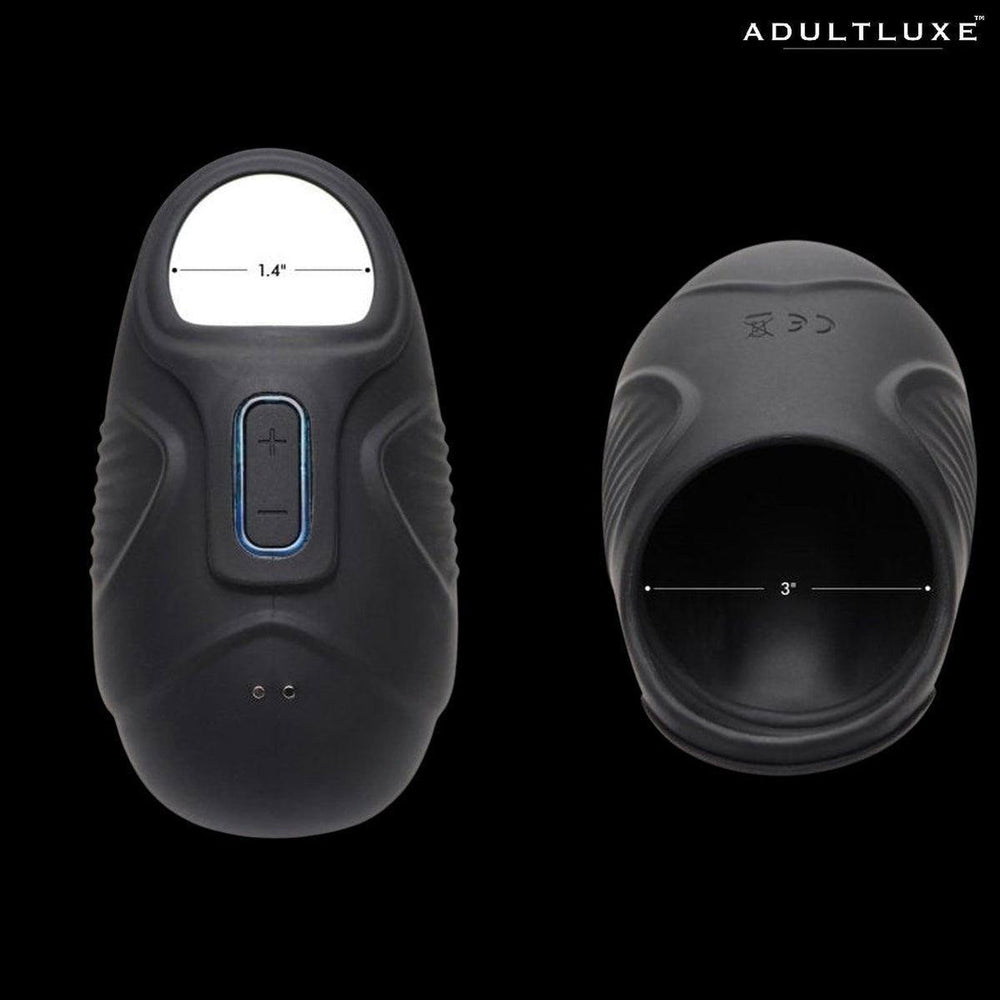 Trinity Men Vibrating Silicone Ball Sack - AdultLuxe