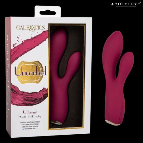 Uncorked Cabernet Rabbit Style Vibrator - AdultLuxe
