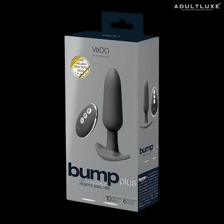 Vedo Bump Plus Rechargeable Remote Control Anal Vibe - AdultLuxe