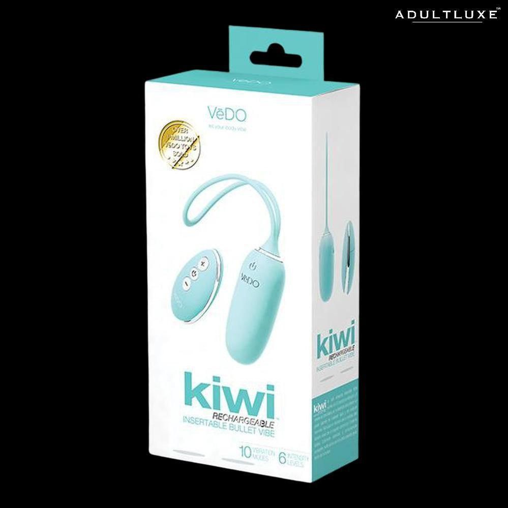 Vedo Kiwi Rechargeable Bullet Insertable Vibrator - AdultLuxe