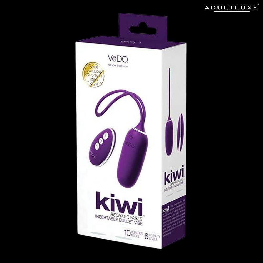 Vedo Kiwi Rechargeable Bullet Insertable Vibrator - AdultLuxe