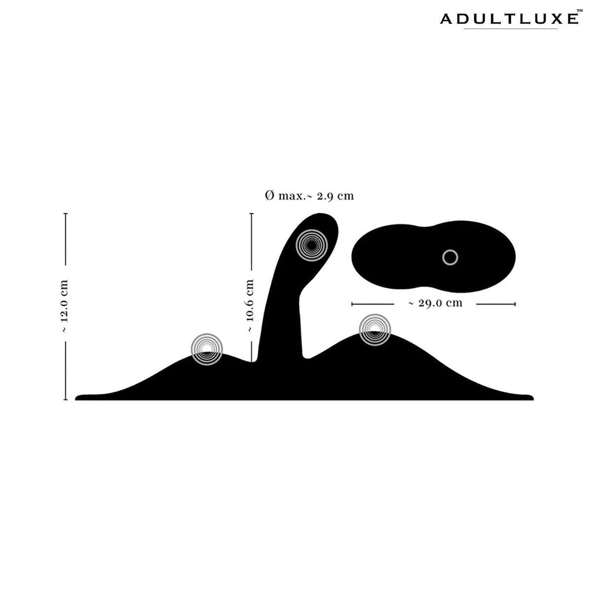 VibePad 3 Remote Controlled Grinding Pad With G-Spot Vibrator - AdultLuxe