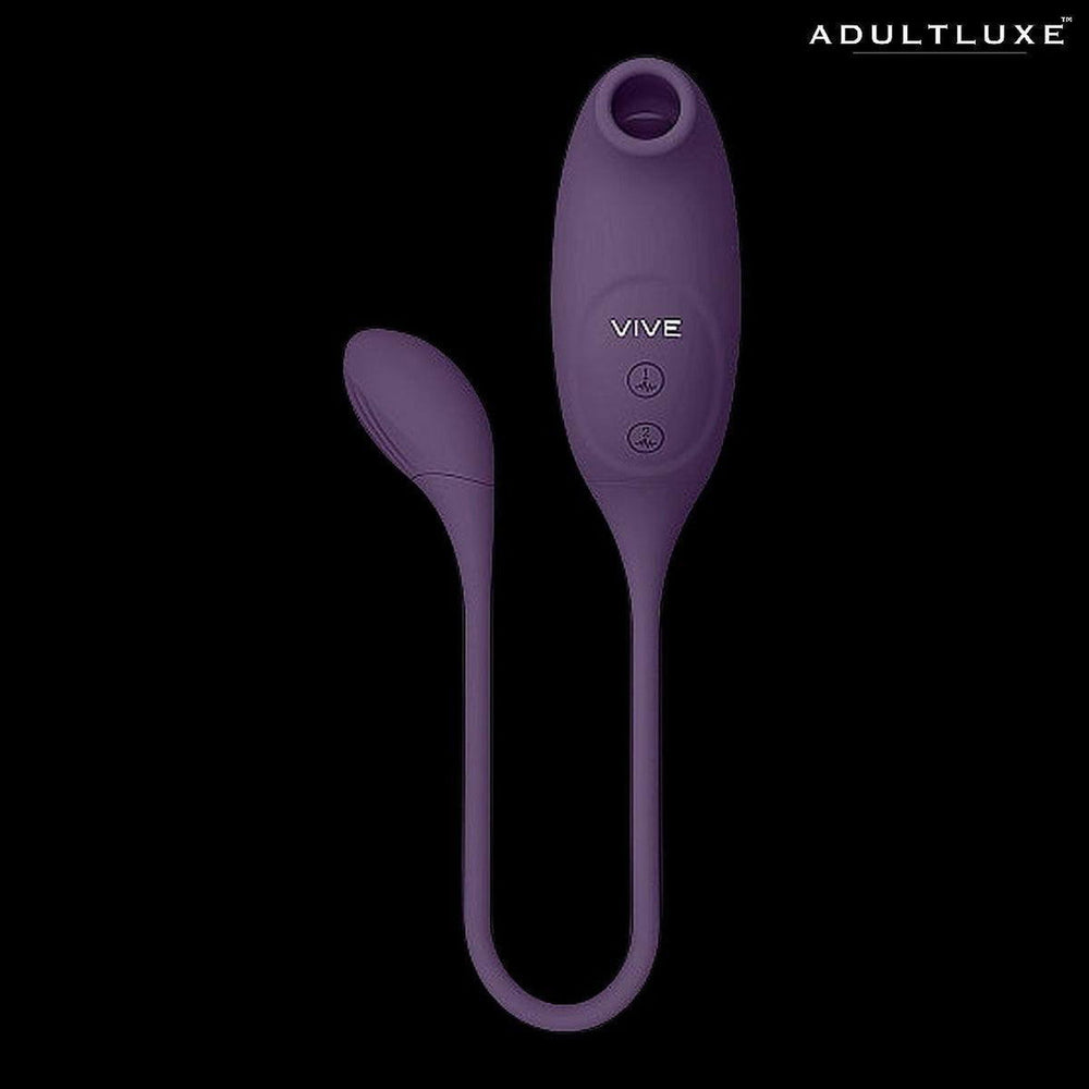 Vive Quino Air Wave Vibrating Egg Vibrator - AdultLuxe