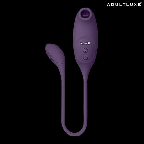 Vive Quino Air Wave Vibrating Egg Vibrator - AdultLuxe