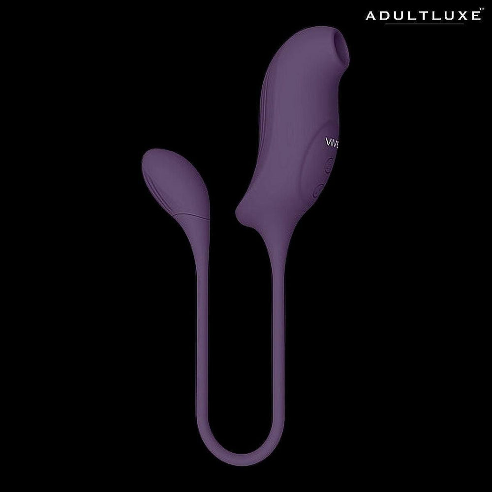 Vive Quino Air Wave Vibrating Egg Vibrator - AdultLuxe
