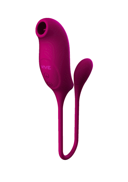 Vive Quino Air Wave Vibrating Egg Vibrator - AdultLuxe