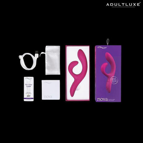 We-Vibe Nova 2 Flexible Rabbit Vibrator - AdultLuxe