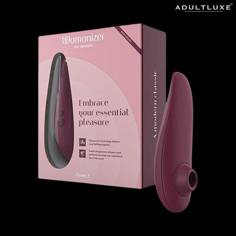 Womanizer Classic 2 Air Pulse Massager - AdultLuxe