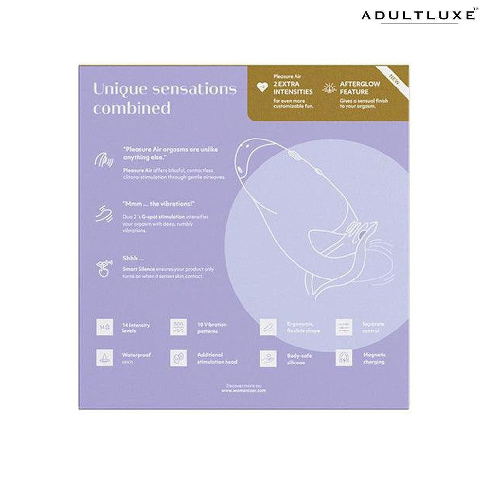 Womanizer Duo 2 Air Clitoral Stimulator - AdultLuxe