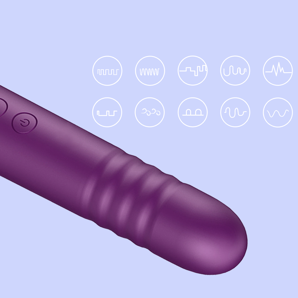 AdultLuxe 3 in 1 Air Suction Thumping & Thrusting Luxury Wand