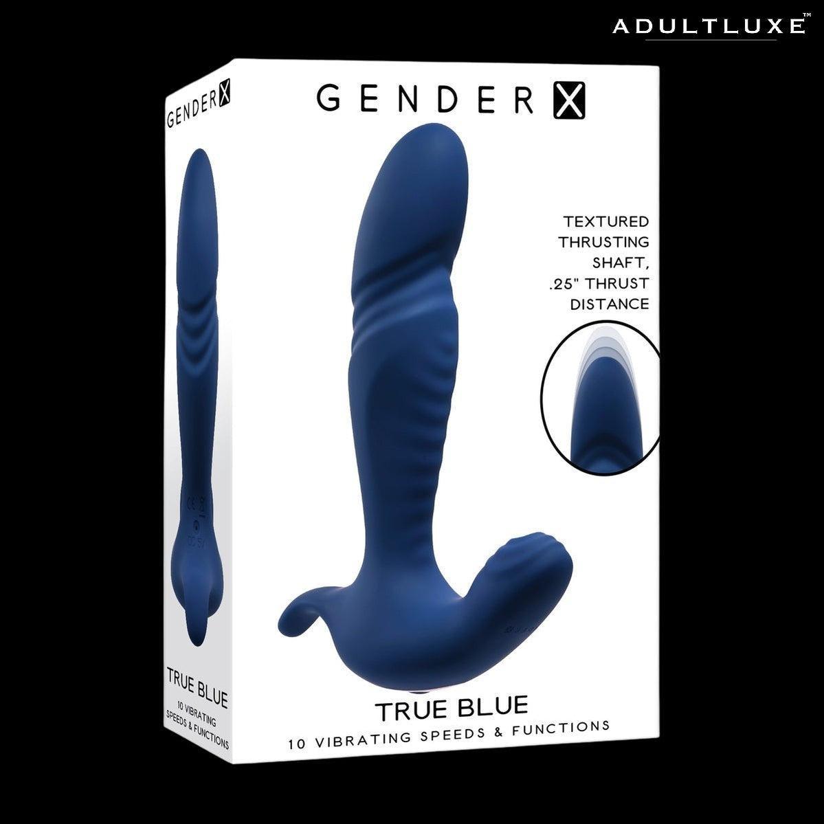 Gender X True Blue Thrusting Prostate Stimulator